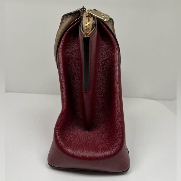 Cartier Must Line Burgundy Tan Leather Handbag Mansion Edit. 20/20 - Picture 4 of 16
